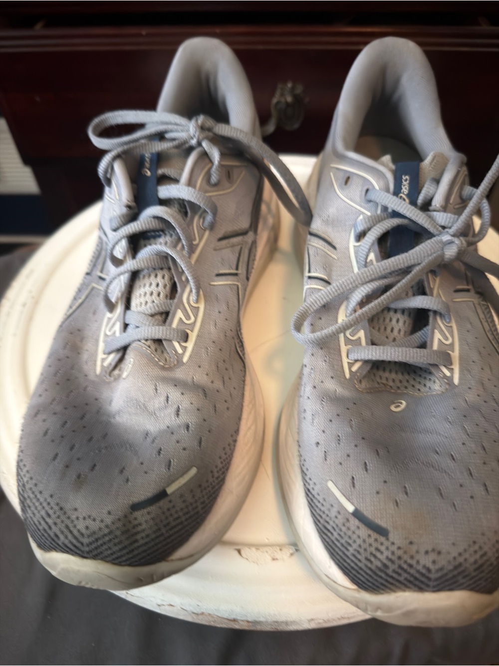Asics Gel Cumulus Size 13 Light Gray Men's Athletic Running Sneakers
